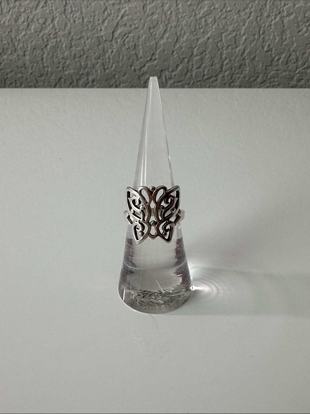 RETIRED James Avery Scroll Butterfly Ring Size 6